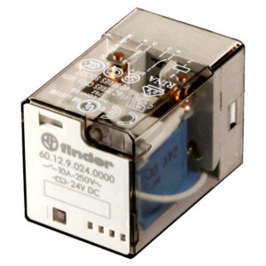 FINDER RELAYS – 60.12.9.024.0040 General Purpose Relay DPDT 24VDC 10A
