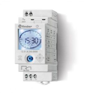 FINDER – Series 12 – Mechanical or Electronic digital time switches 16 A. (in stock Accra, Ghana)