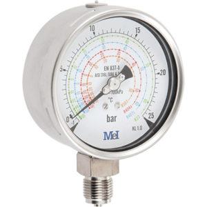 MEI – ALL STAINLESS STEEL REFRIGERATION PRESSURE GAUGE